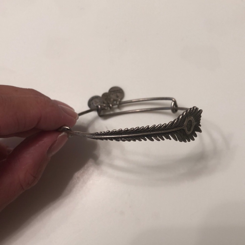 Peacock Feather Alex&Ani bracelet
